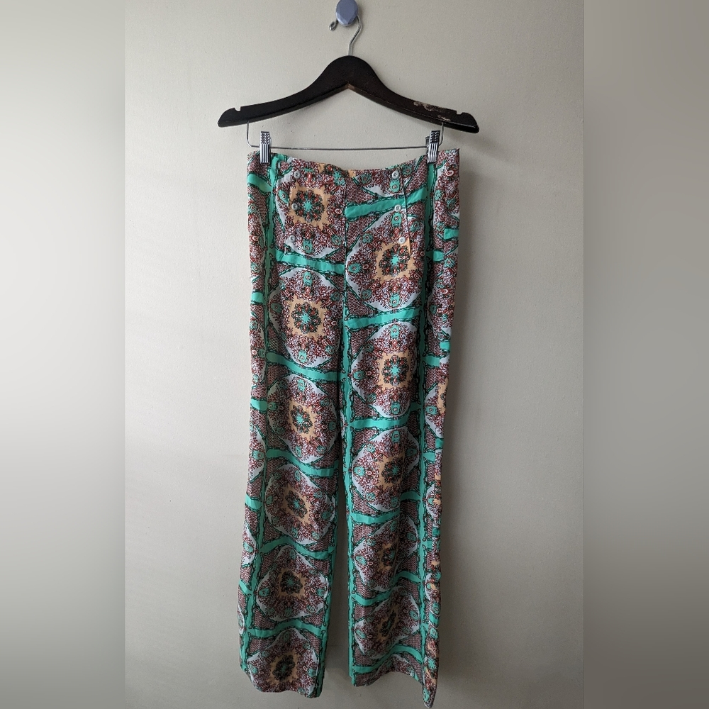Gianni Bini Aztec Palazzo Pants Sailor Small